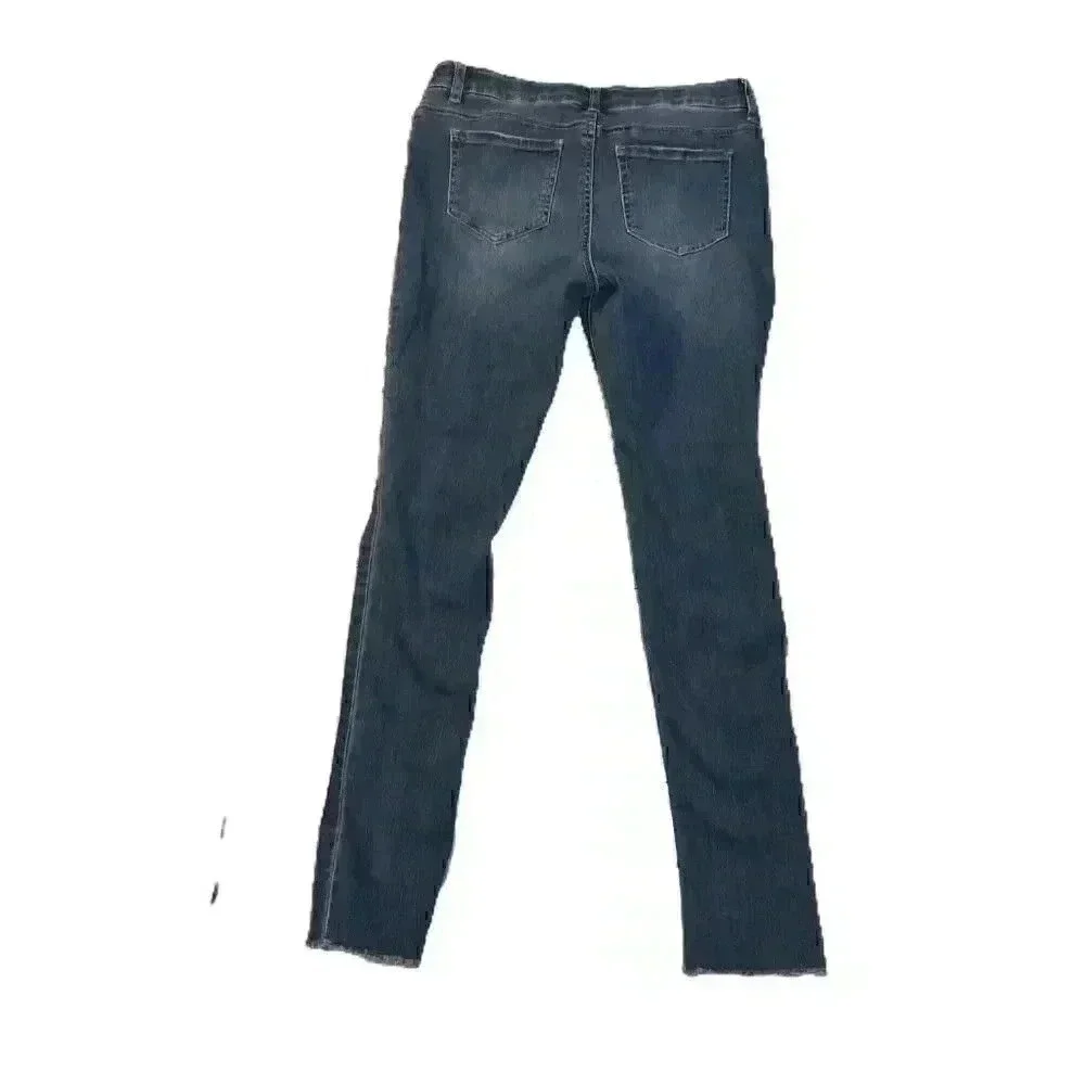 IMPERIAL STAR GIRLS SIZE 16 JEANS DISTRESSED AND JEWLED